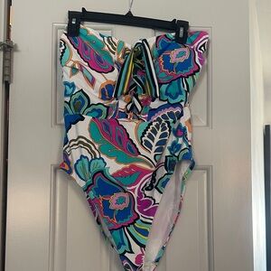 Colorful Floral One-Piece Trina Turk swimsuit